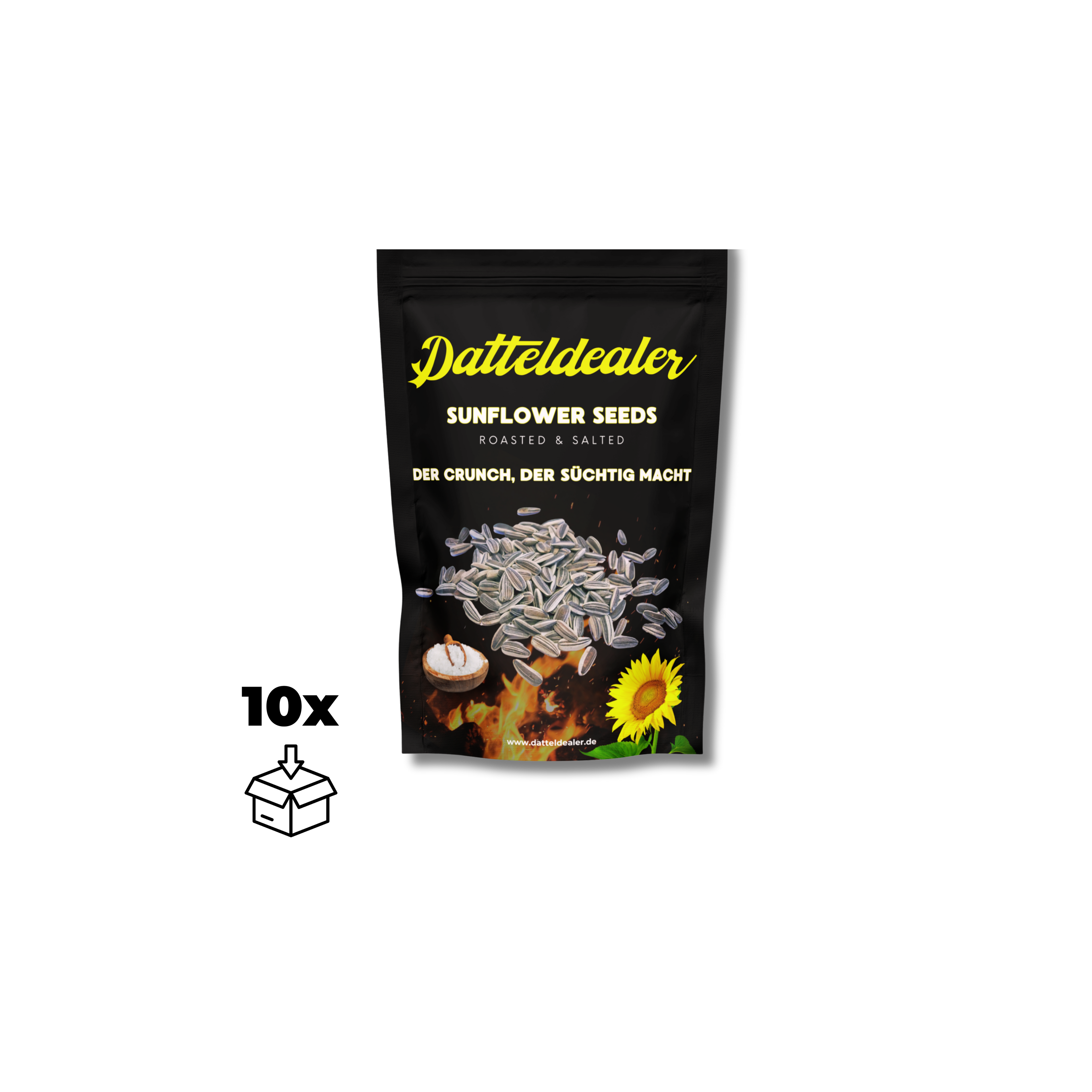 Sonnenblumenkerne 10xPackungen (geröstet & gesalzen)
