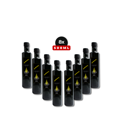 Ägyptisches Schwarzkümmelöl - 8x 500ml (ungefiltert)