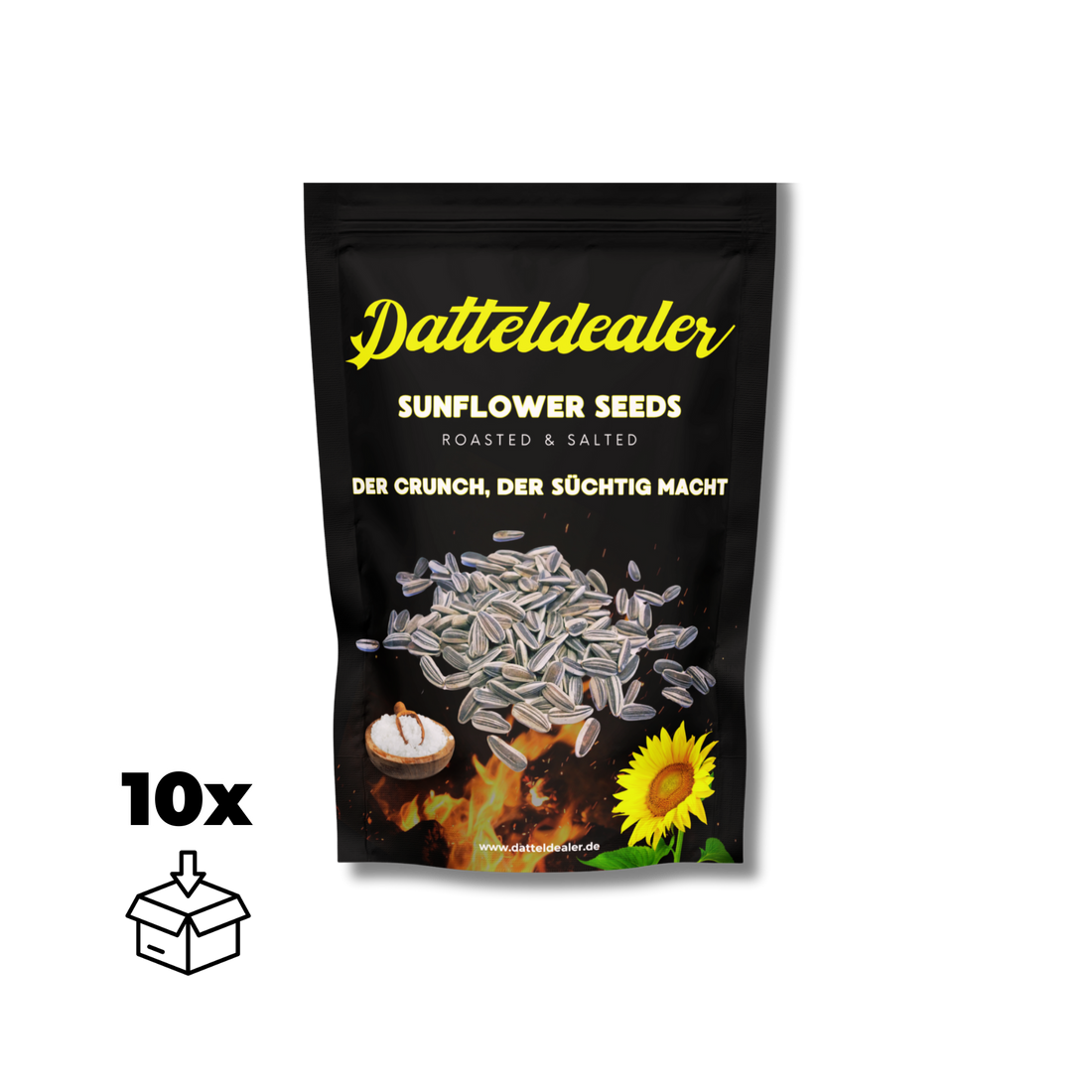Datteldealer - Sonneblumenkerne 10xPackungen (geröstet &amp; gesalzen)